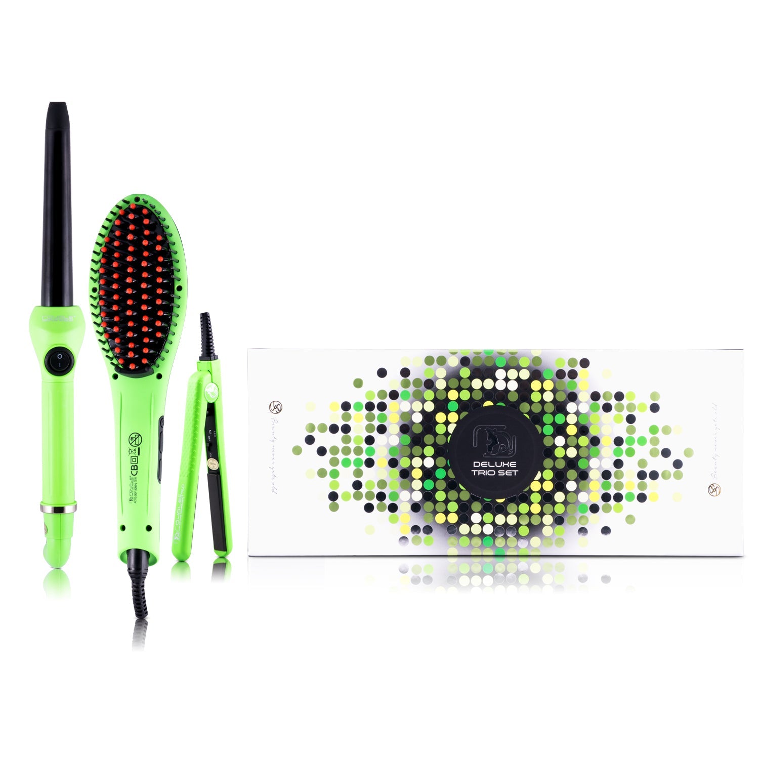 Deluxe Trio Set - Neon Green - RoyaleUSA
