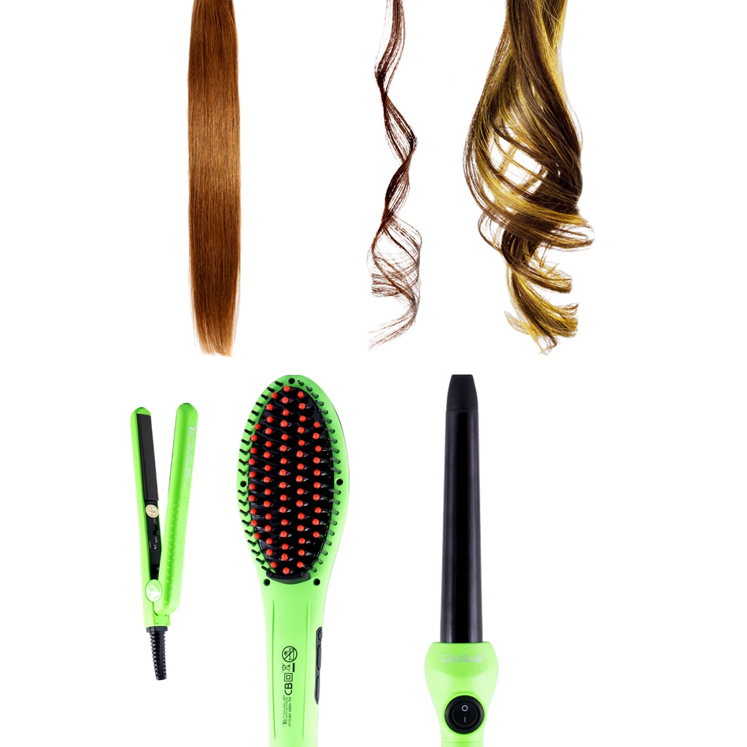 Deluxe Trio Set - Neon Green - RoyaleUSA