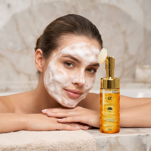 Below Zero Frozen Gold Multi-Vitamin Hydrating Lava Foam Facial Cleanser