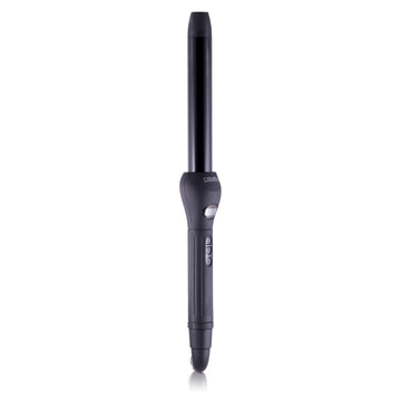 Cool Tip/Soft Touch Tourmaline Smart Digital Curling Wand 25MM - Black - RoyaleUSA