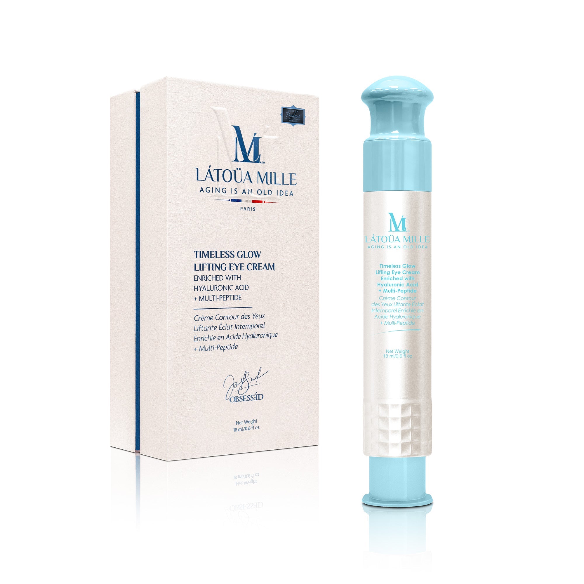 Timeless Glow Lifting Eye Cream Enriched with Hyaluronic Acid + Multi-
