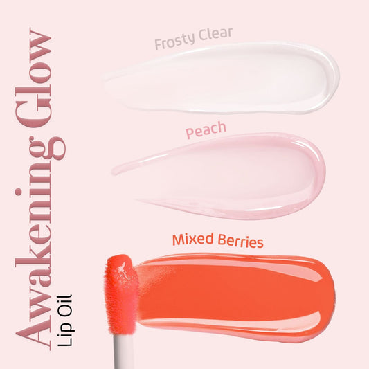 Awakening Glow Prestige Nourishing Frosty Clear Shiny Lip Oil