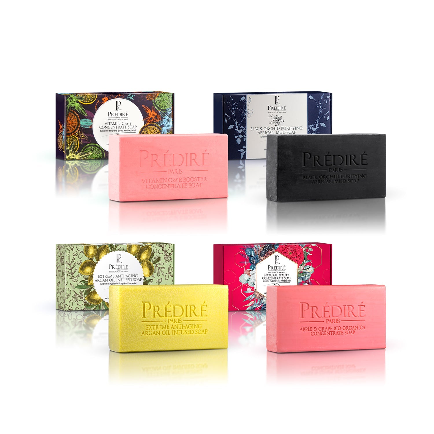 Luxury Soap Collection | Extreme Hygiene Anti-Bacterial Soap - (4 Pack