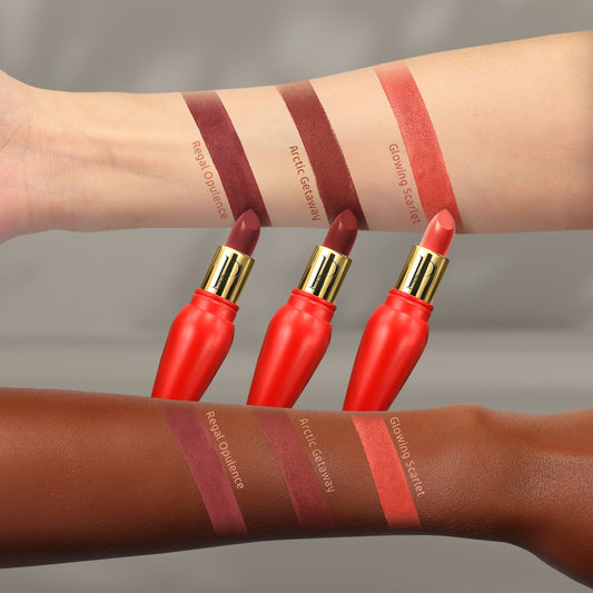 Arctic Getaway Prestige Ruby Falu Red Matte Lipstick