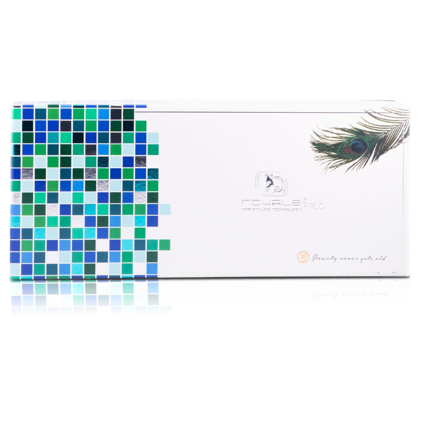 Classic Print 100% Ceramic Tourmaline Plates Soft Touch Hair Straightener - Peacock - RoyaleUSA