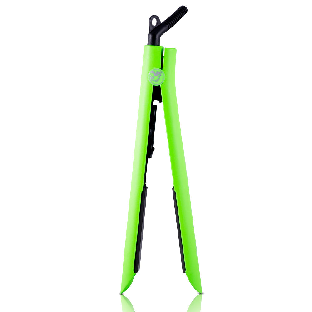 Platinum Genius Heating Element Hair Straightener with 100% Ceramic Plates - Lime Green - RoyaleUSA