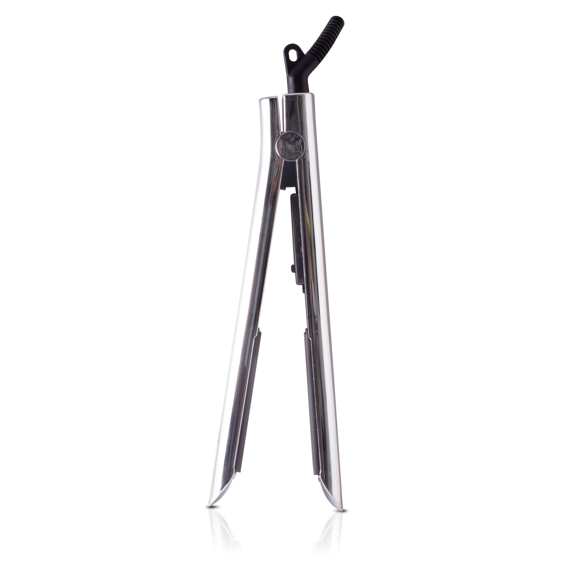 Limited Edition - Platinum Genius Heating Element Hair Straightener with 100% Ceramic Plates - Sparkling Silver - RoyaleUSA