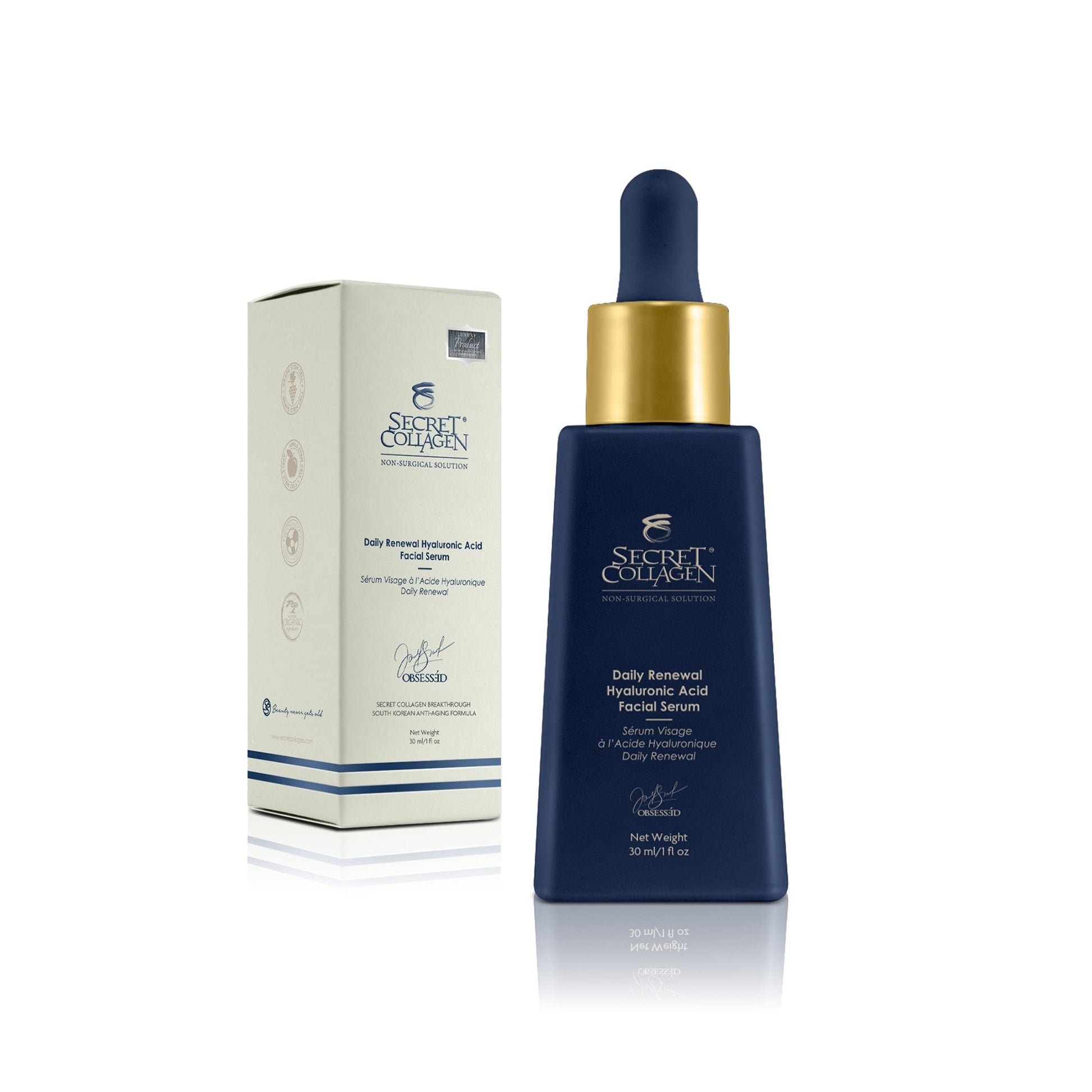 Daily Renewal Hyaluronic Acid Facial Serum - Secret Collagen