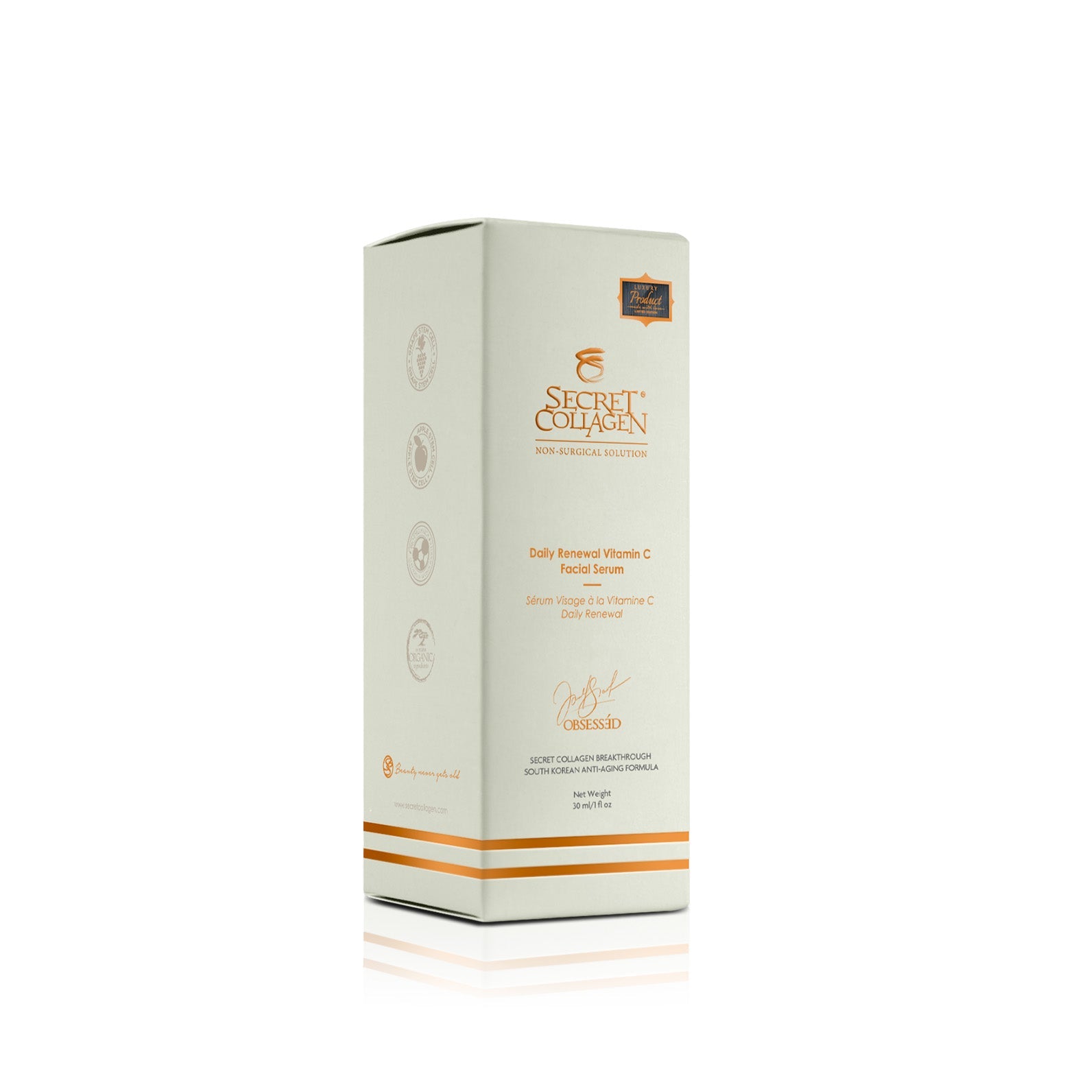 Daily Renewal Vitamin C Facial Serum - Secret Collagen