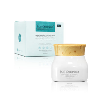 Essential Firming Face & Eye Cream Infused with Vitamin C + Multi-Peptide Complex