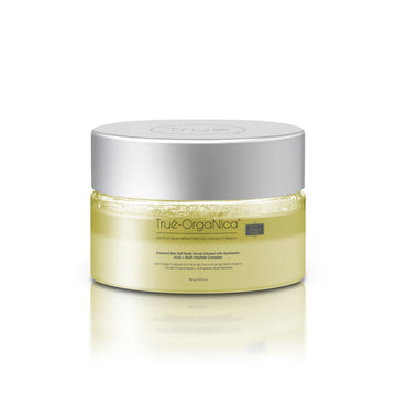 Coconut Sea Salt Body Scrub Infused with Hyaluronic Acid + Multi-Peptide Complex