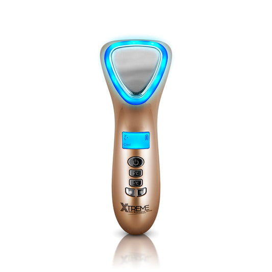XTREME Skin Rejuvenation Device | Hot & Cold LED Light Therapy Anti-Aging Massager with Sonic Vibration - Predire
